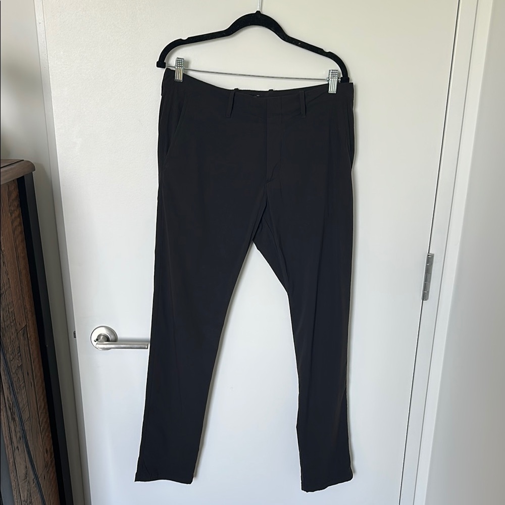J. Crew Stretch Black Dress Pants with Tapered Leg